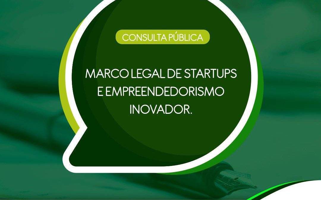 Consulta pública: Marco Legal das Startups